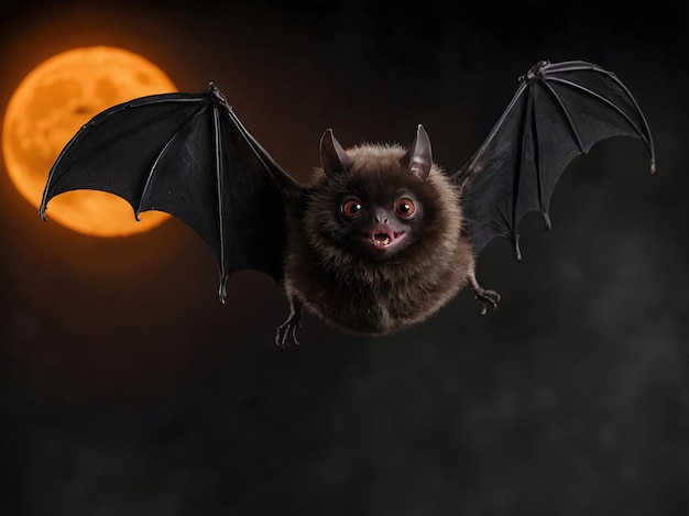 Photo spooky halloween bat image