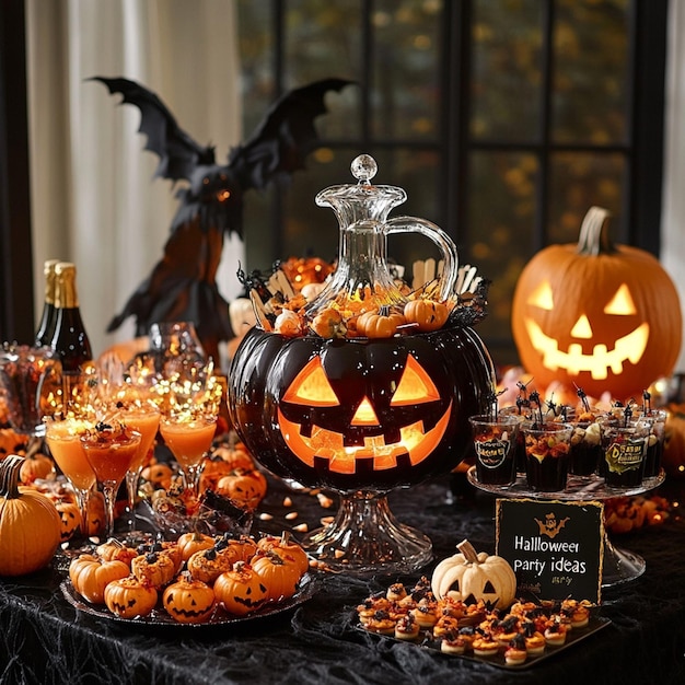 Spooky Soiree Themed Snacks Drinks and Setups for the Ultimate Halloween Party