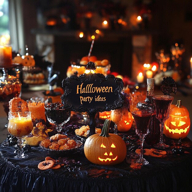 Spooky Soiree Themed Snacks Drinks and Setups for the Ultimate Halloween Party