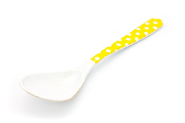 spoon on white