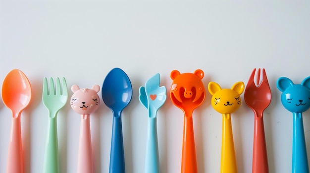 a spoon with a bear on it