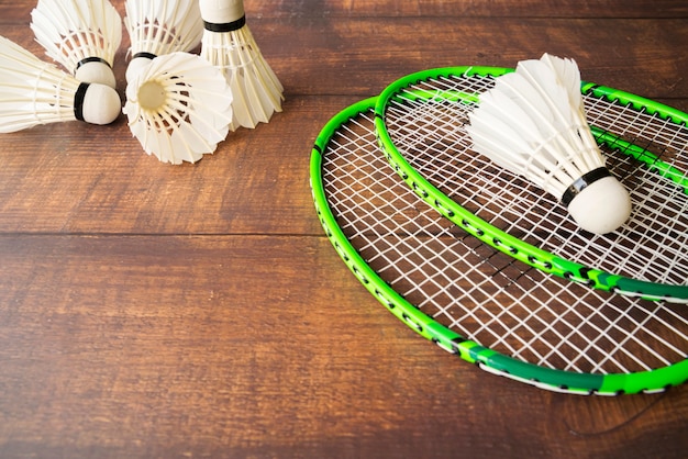 Sport composition with badminton elements