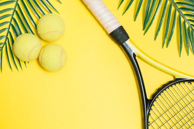 Sport set for playing tennis