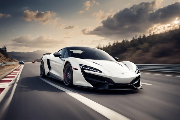 Sports cars are all about speed sleek design and thrilling performance dark background