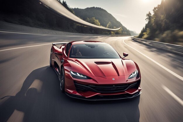 Sports cars are all about speed sleek design and thrilling performance dark background