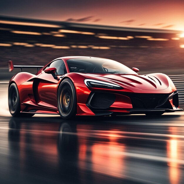 Sports cars are all about speed sleek design and thrilling performance dark background