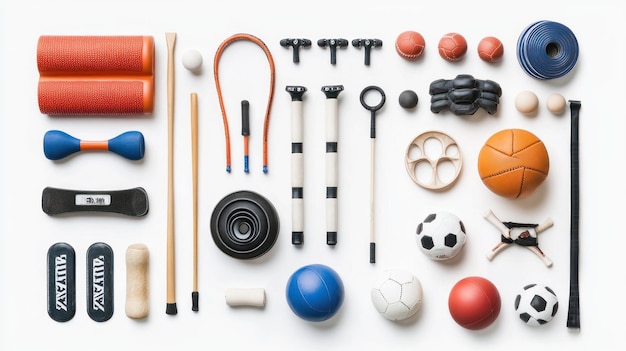 Photo sports equipment collection