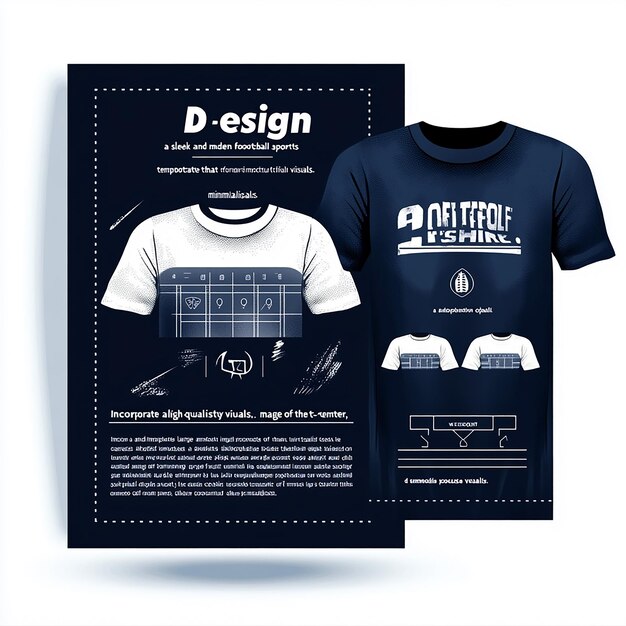 Photo sports tshirt promotion template