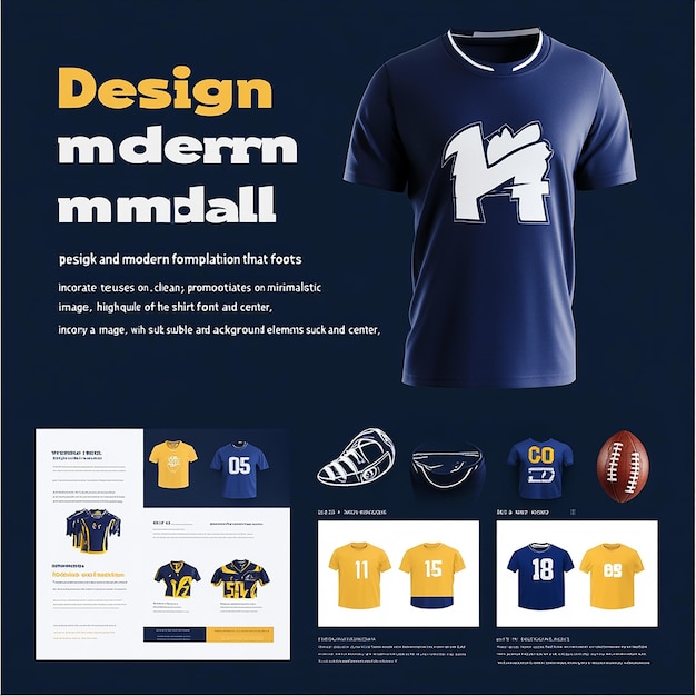 sports tshirt promotion template