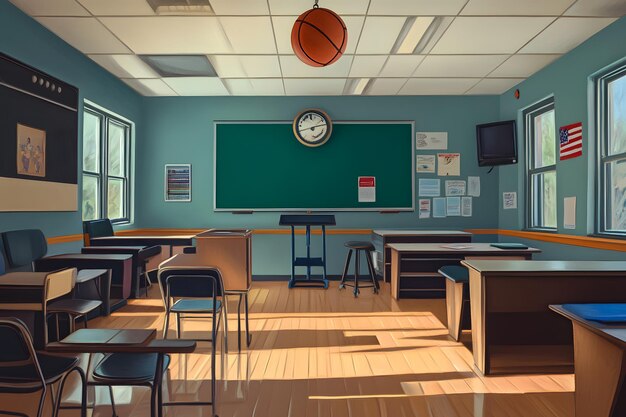 Photo sportsthemed classroom illustrations total of 150 scenes