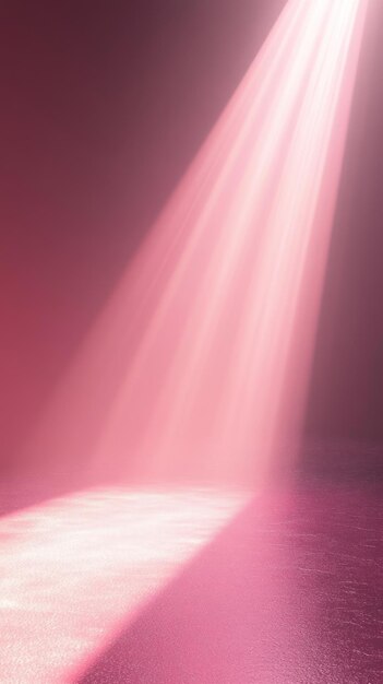 Photo spotlight illuminating a pink and white textured surface