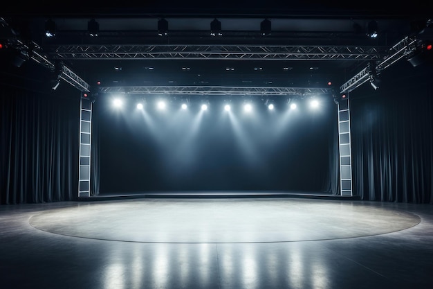 Photo spotlights stage performance lighting