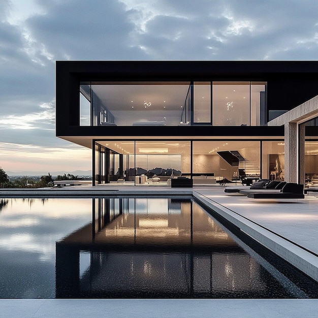 Sprawling Modern Minimalist Mansion