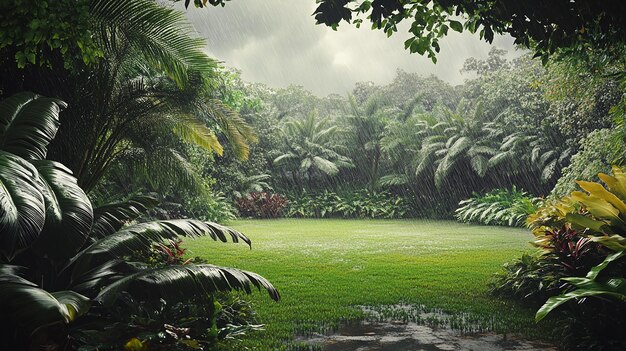 Sprawling Suburban Australian Garden with Pathways