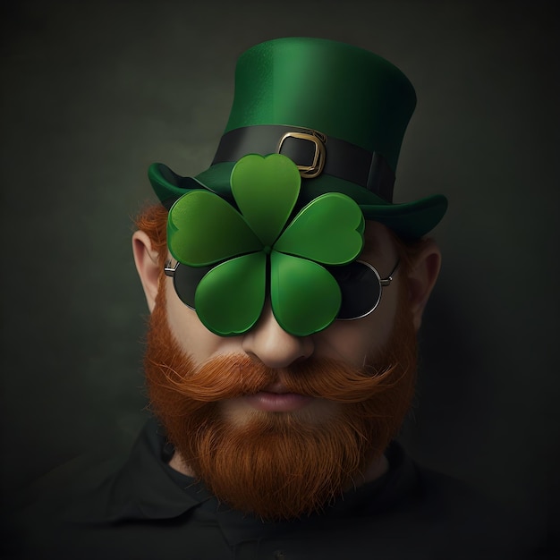 Photo spread joy with cheerful st patricks day image