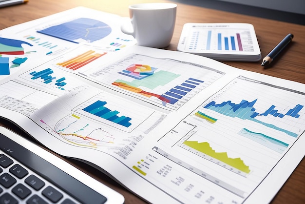 Spreadsheets concept illustration