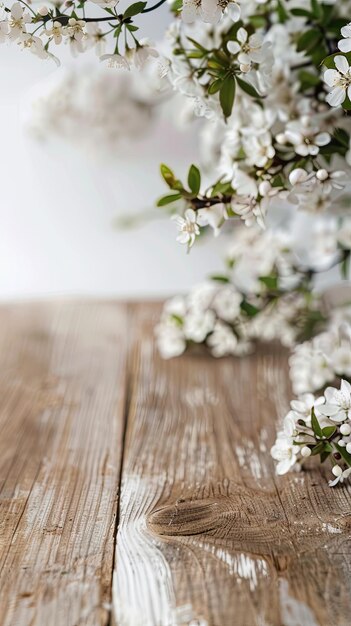 Spring Awakening on a Lush Green Table