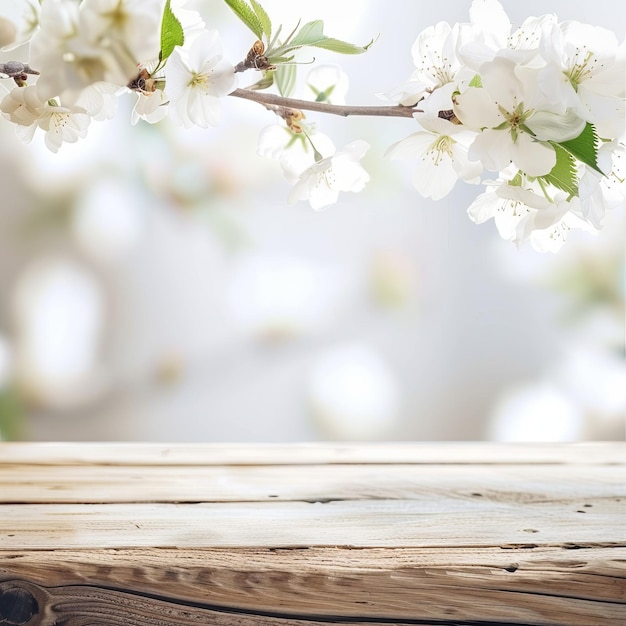 Spring Awakening on a Lush Green Table