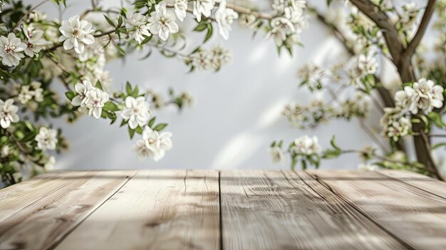 Spring Awakening on a Lush Green Table