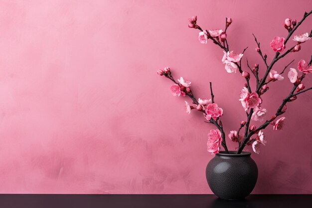 spring background and empty space