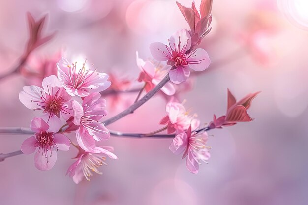 Spring cherry blossoms in gentle spring light Large header size