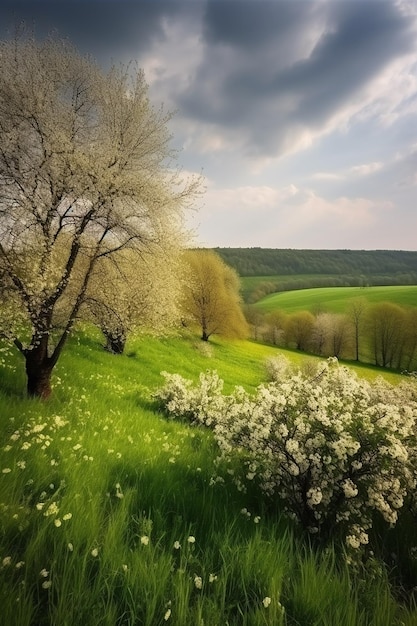 Spring in the field wallpapers and images wallpapers