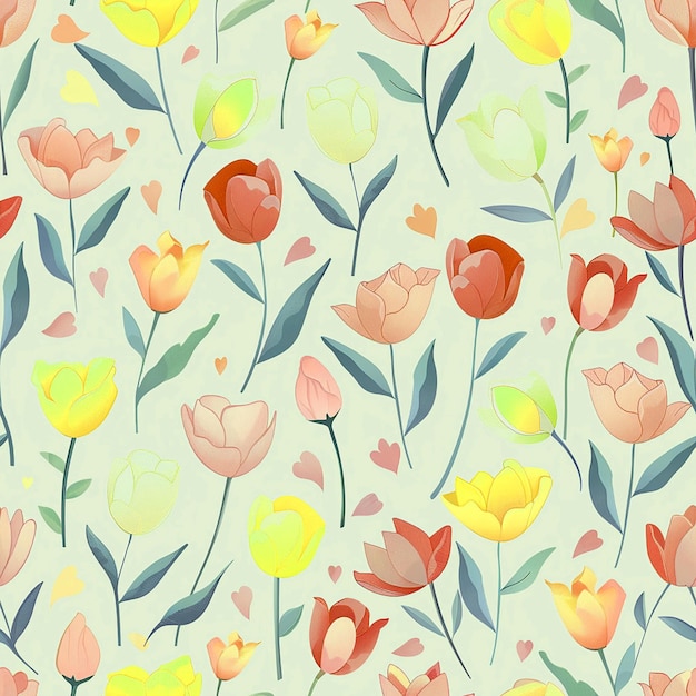 Photo spring flower pattern for background social media packaging industry and digital media