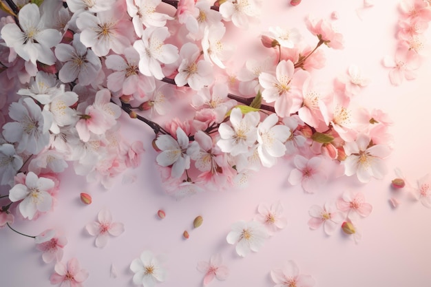 Spring sakura flowers Generate AI