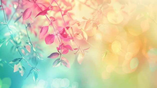 Photo spring soft rgb design background