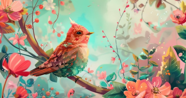 Spring Symphony Inspiring Art Illustrations for the Season