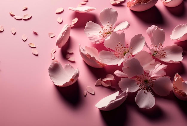 Spring time cherry blossom sakura Generative ai