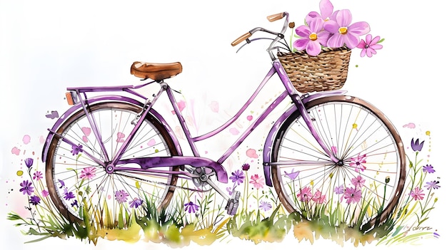 Springtime Blossoms and Bike