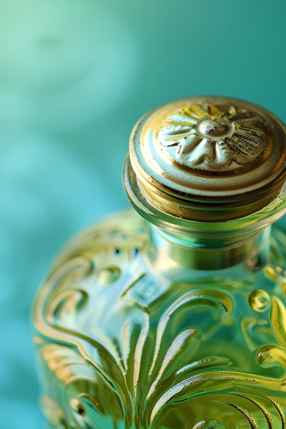 Springtime Elegance The Delicate Design of a Perfume Bottle