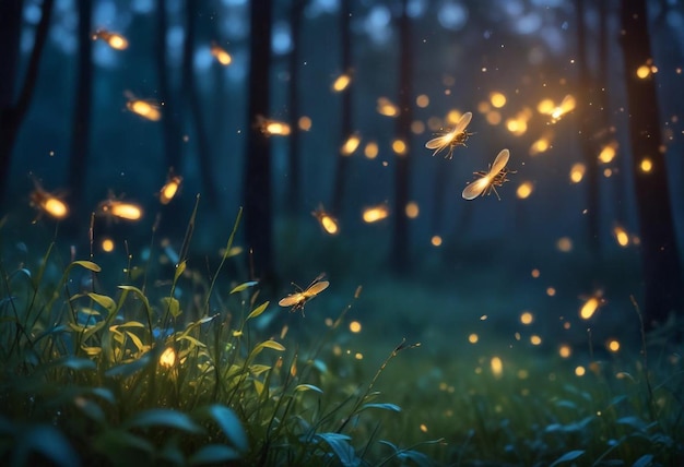 a sprinkler in the forest with a sprinkler in the background