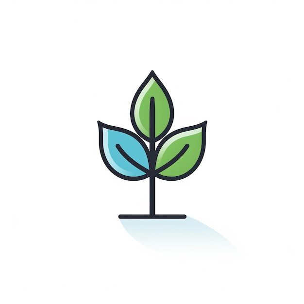 Sprout Icon Plant and Nature Symbol Art Logo Illustration