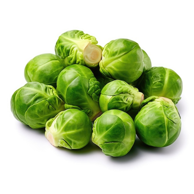 Sprouts isolated on white background generative AI