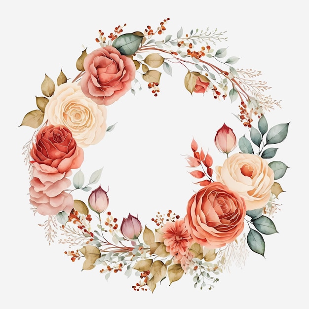 Spruce up Your Card Designs with Stunning Flower Wreaths A Guide to Creating Beautiful Floral