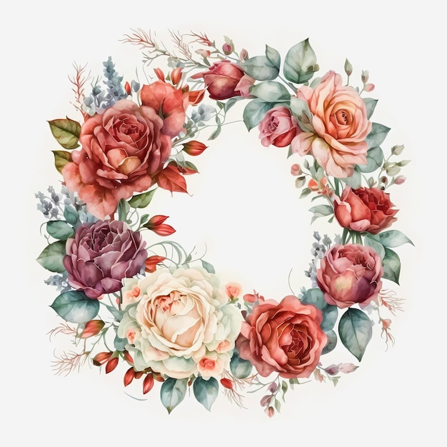 Spruce up Your Card Designs with Stunning Flower Wreaths A Guide to Creating Beautiful Floral