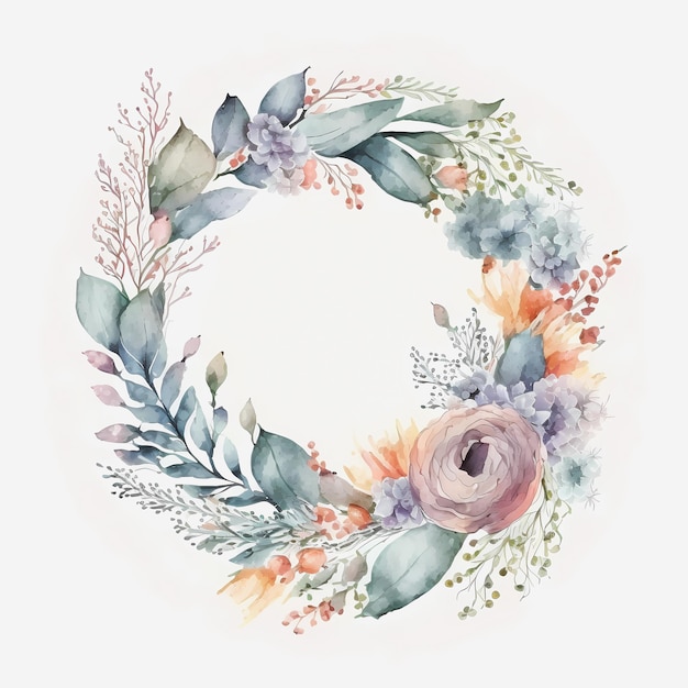 Spruce up Your Card Designs with Stunning Flower Wreaths A Guide to Creating Beautiful Floral