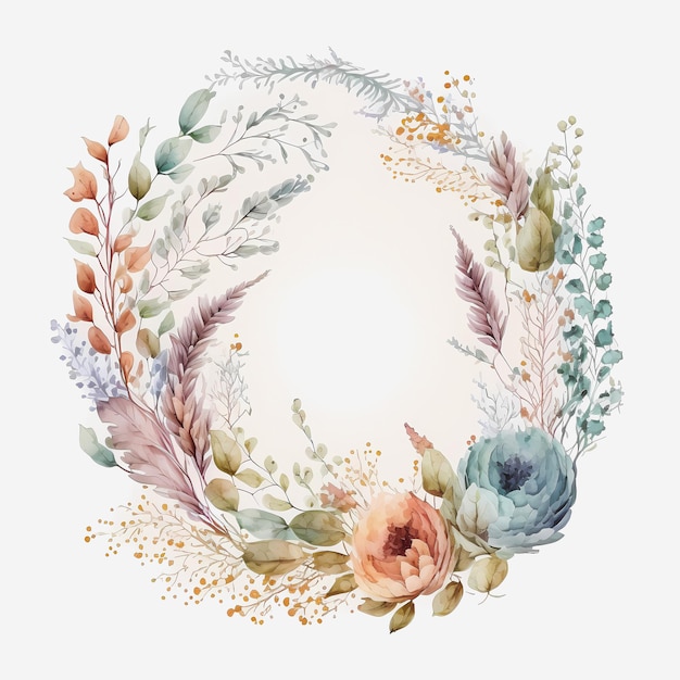 Spruce up Your Card Designs with Stunning Flower Wreaths A Guide to Creating Beautiful Floral