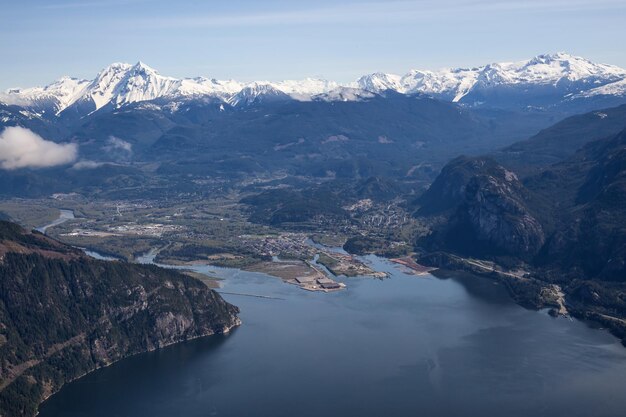 Squamish City North of Vancouver BC Canada