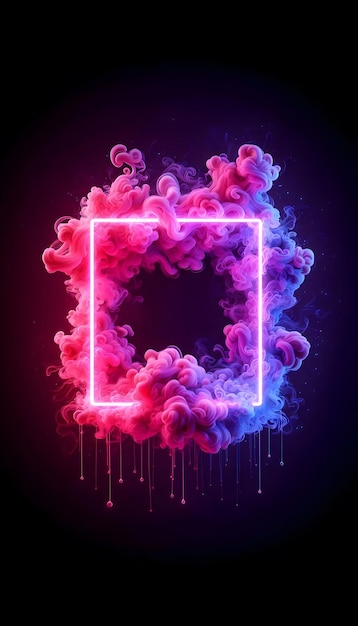 a square frame with the letter h on it