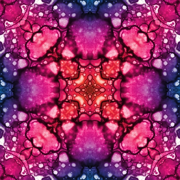 Square seamless pattern Beautiful abstract pattern Art kaleidoscope prints and fabric