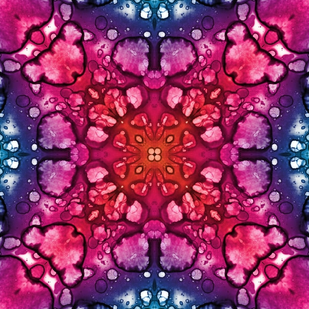 Square seamless pattern Beautiful abstract pattern Art kaleidoscope prints and fabric