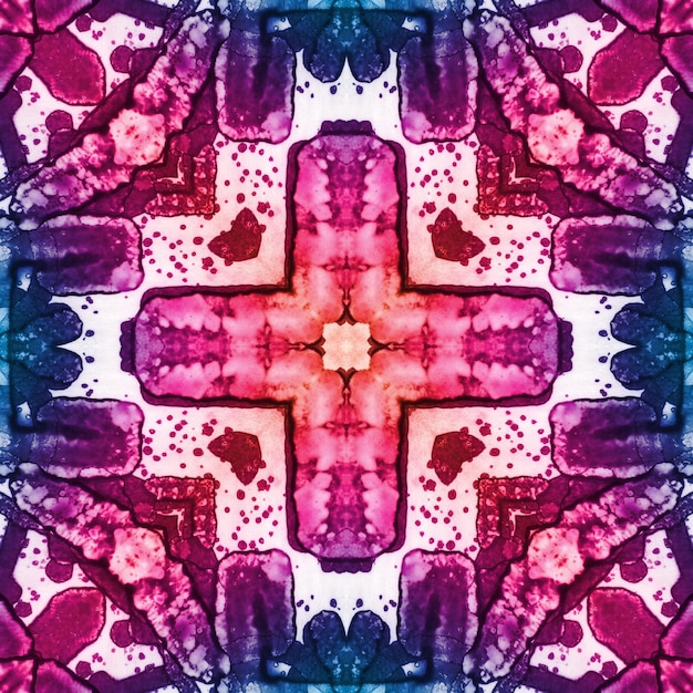 Square seamless pattern Beautiful abstract pattern Art kaleidoscope prints and fabric