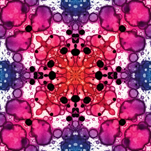 Square seamless pattern Beautiful abstract pattern Art kaleidoscope prints and fabric