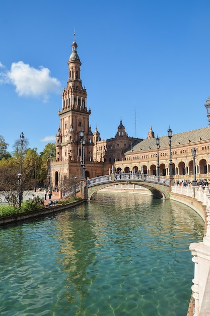 Square of Spain in Seville