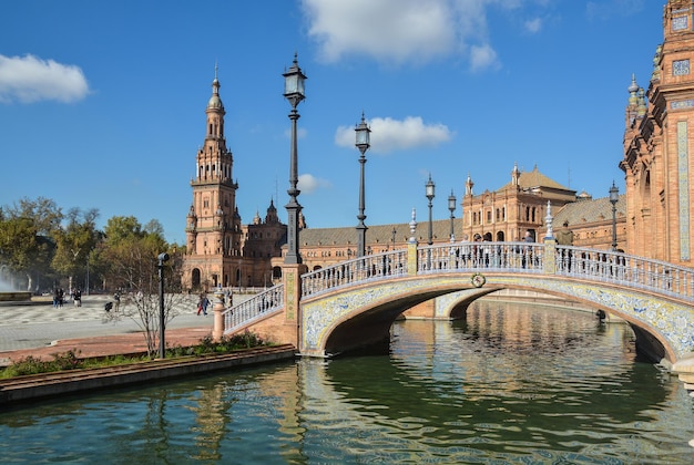 Square of Spain in Seville