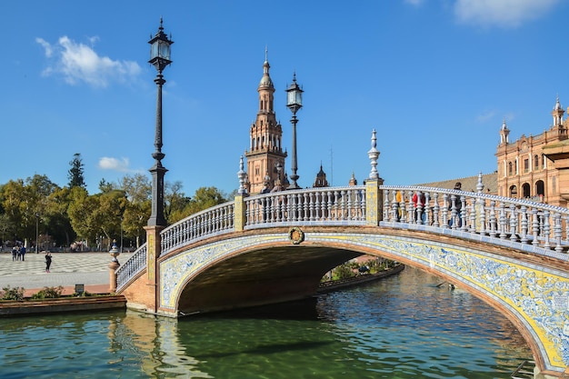 Square of Spain in Seville