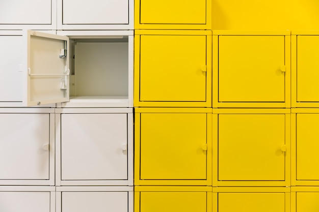 Squared lockers